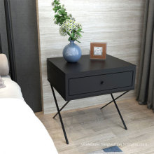 Nordic wrought iron bedside table small household bedroom locker